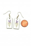 Lavender Flower Earrings
